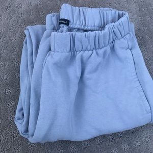 brandy melville light blue sweatpants
